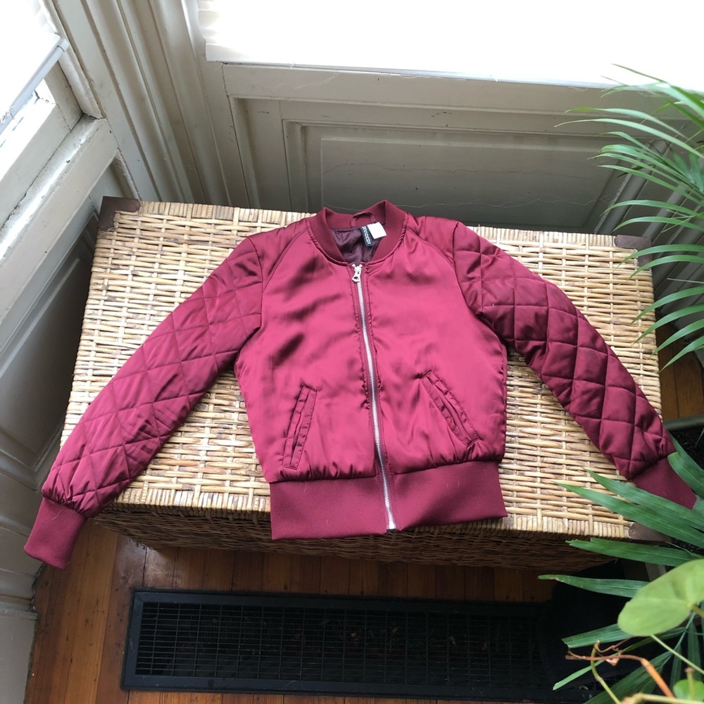 Quilted Bomber Jacket
